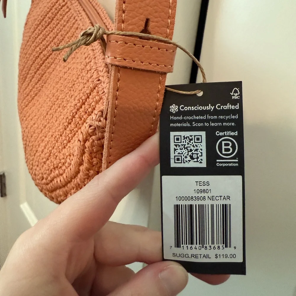 The Sak Tess Woven Crossbody Bag. NWT - Picture 2 of 3